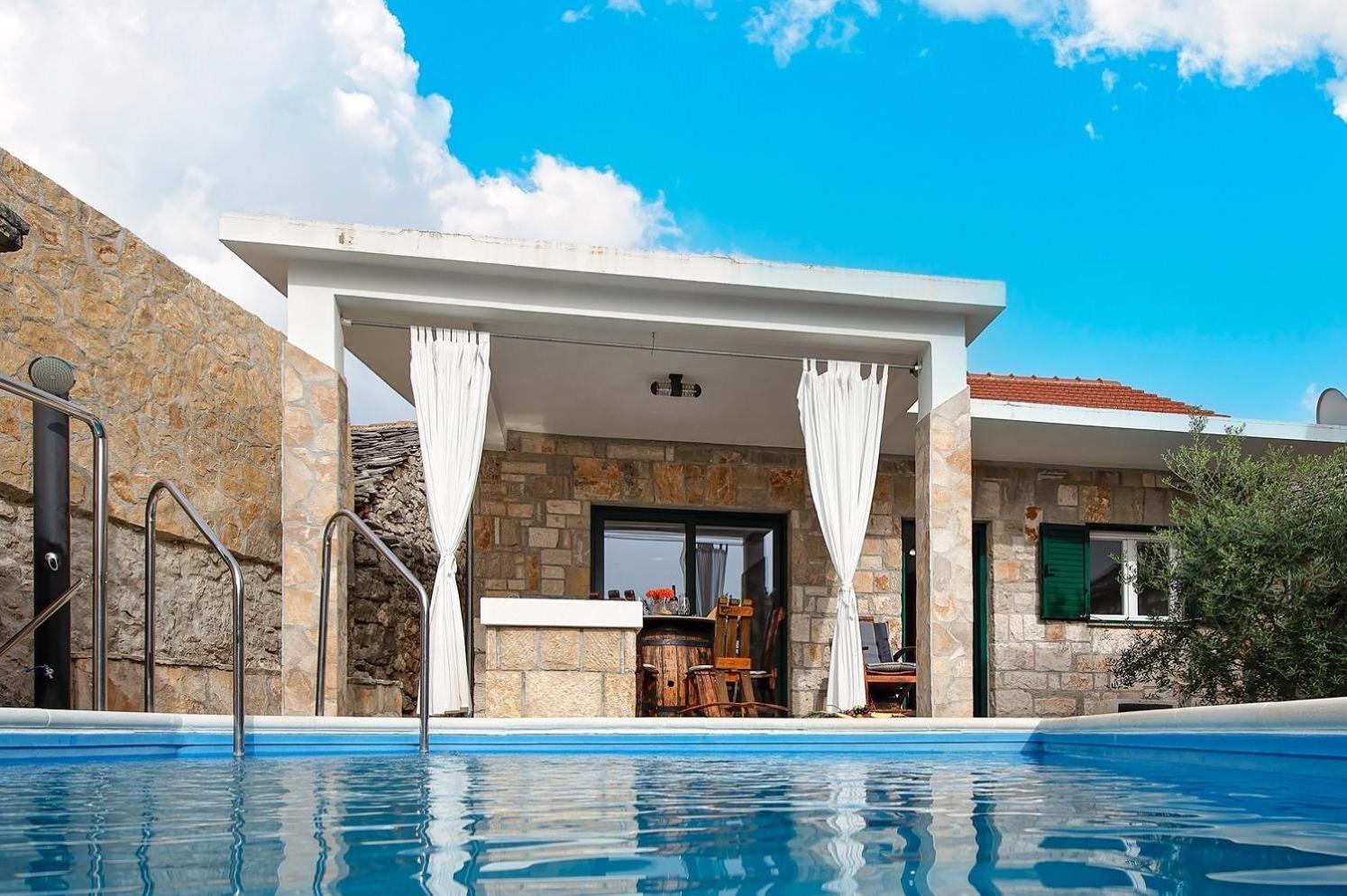 Villa Oaza Primosten With Heated Pool Exteriör bild